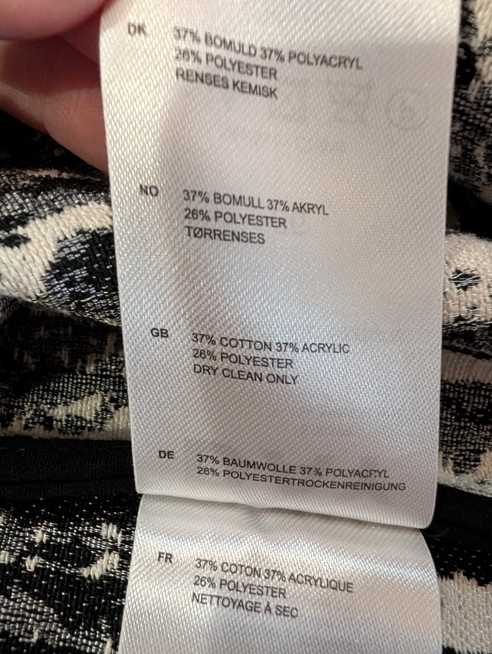 Day Birger et Mikkelsen Black & White Tunic Shirt Coat (Lilo Artistic Texture) - Picture 11 of 11
